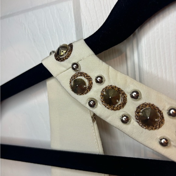 Tibi NY Cream Beaded bubble Dress 4 - Picture 7 of 10